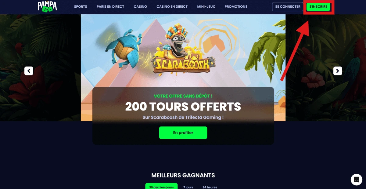 inscription casino neosurf